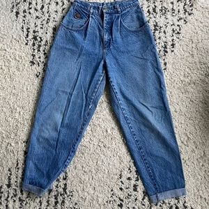 Vintage Lee Pleated 80s High Rise Jeans